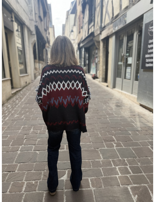 Veste SKALANDA navy /bordeau Orféo