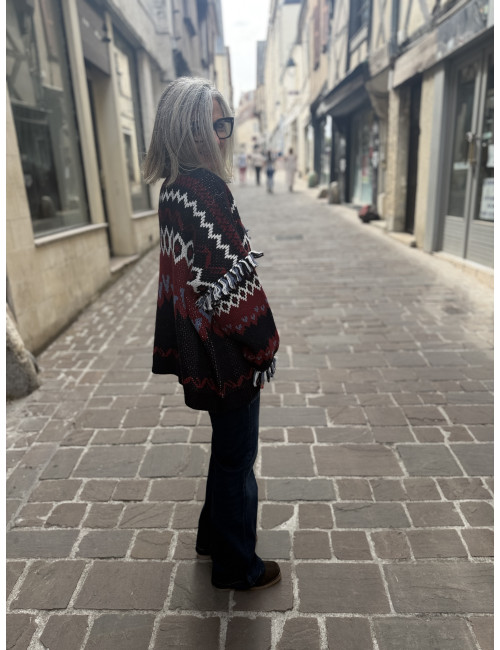 Veste SKALANDA navy /bordeau Orféo