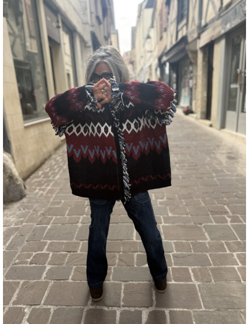 Veste SKALANDA navy /bordeau Orféo