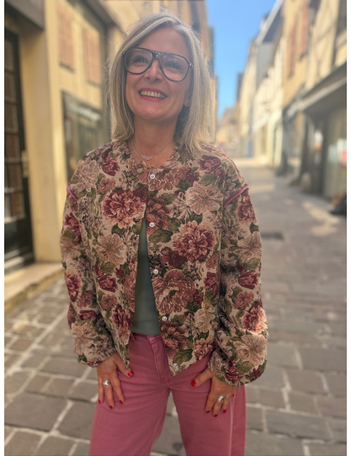 Veste imprimée PETUJA Cream