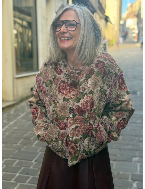 Veste imprimée PETUJA Cream