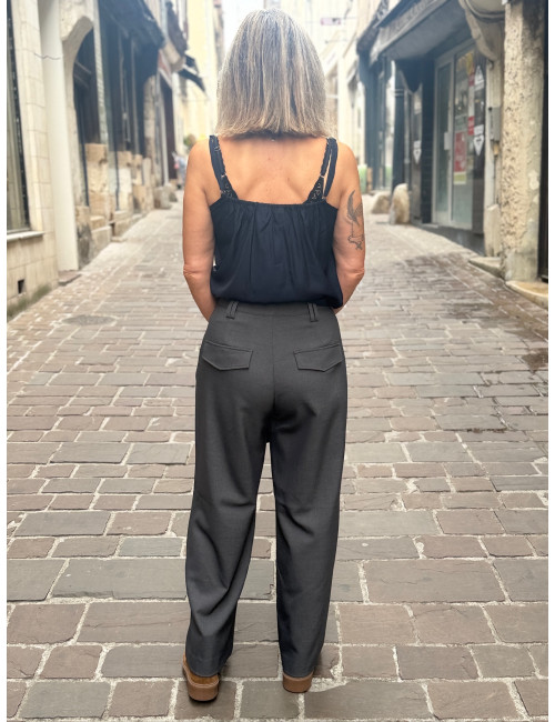 Pantalon LONGE gris Cream