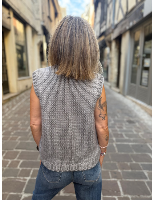 Gilet EOLIA gris Orféo
