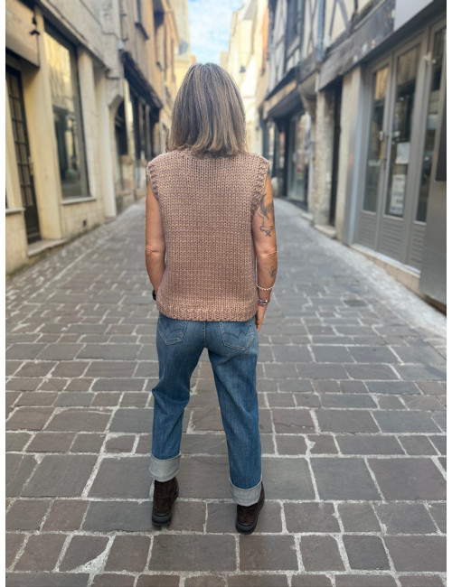Gilet EOLIA rose Orféo