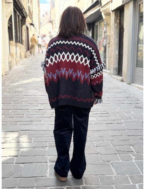 Veste SKALANDA navy /bordeau Orféo