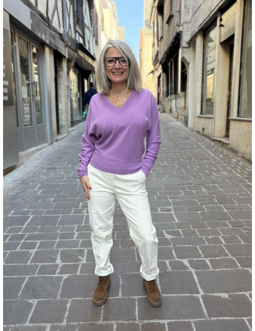 Pantalon velours blanc PINK Etymologie