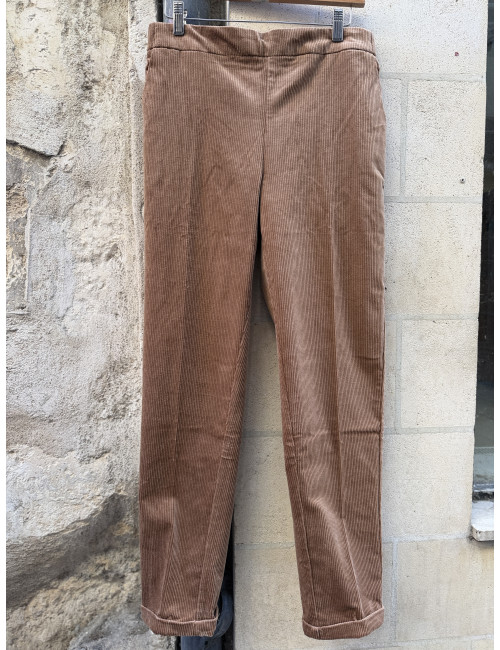 Pantalon velours camel PINK Etymologie