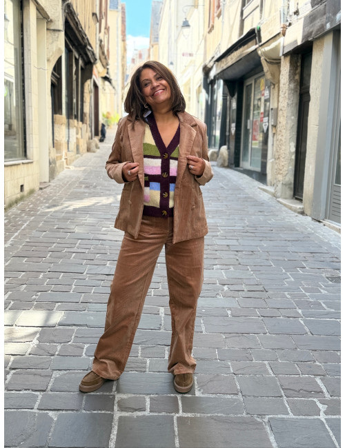 Pantalon velours camel ETYPINA Etymologie