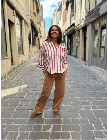 Pantalon velours camel ETYPINA Etymologie