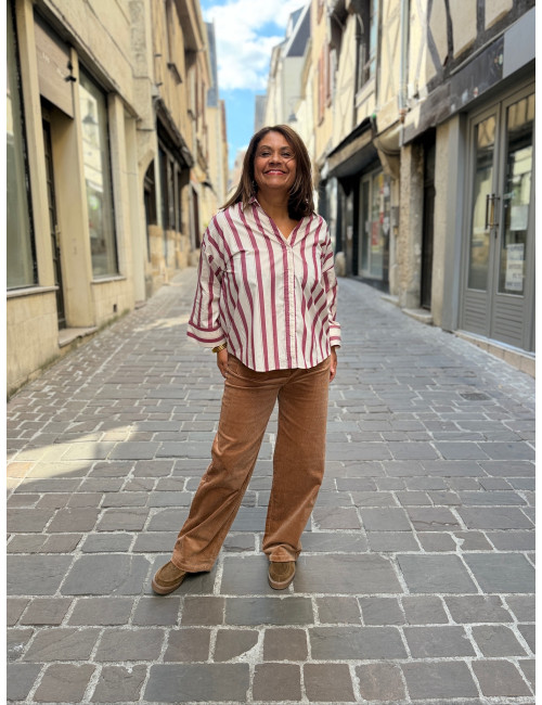 Pantalon velours camel ETYPINA Etymologie