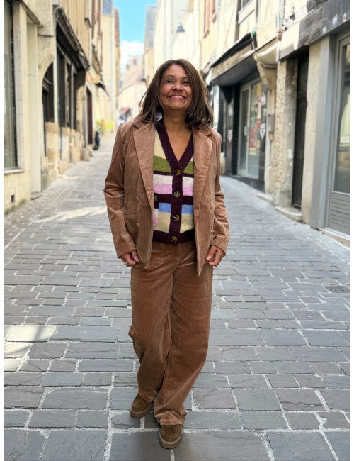 Pantalon velours camel ETYPINA Etymologie