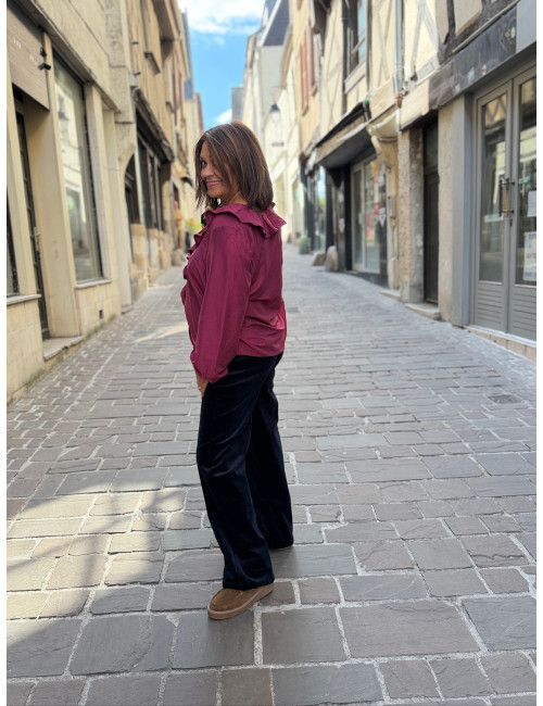Pantalon velours marine ETYPINA Etymologie