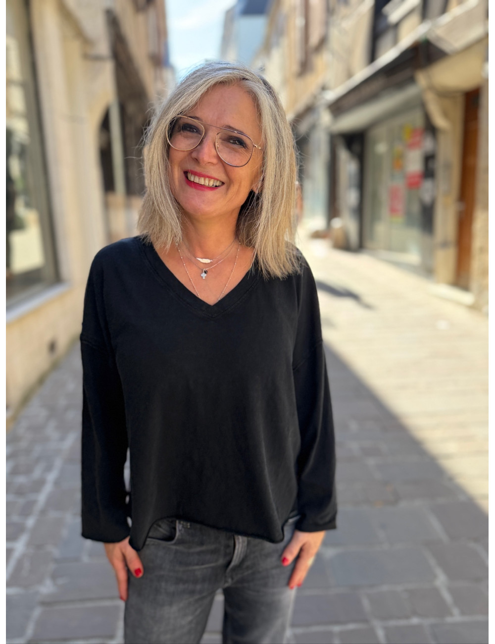 Tee Shirt VOLTAIRE noir One Tee