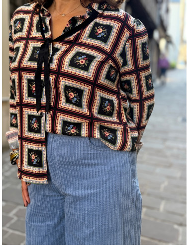 Pantalon velours PEPPA lavande King Louie