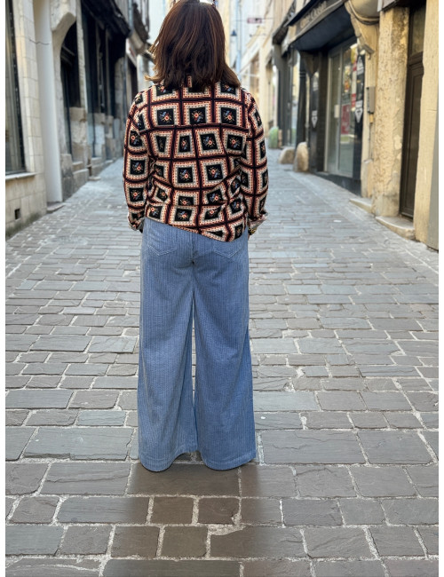 Pantalon velours PEPPA lavande King Louie