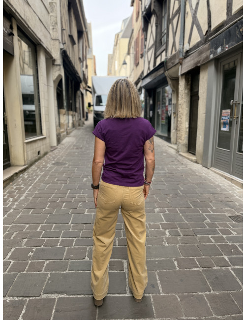 Pantalon velours SAMUEL praline Labdip