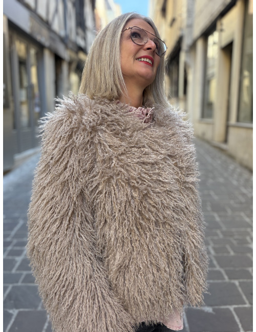 Veste NADY en poil synthétique