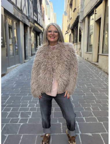 Veste NADY en poil synthétique