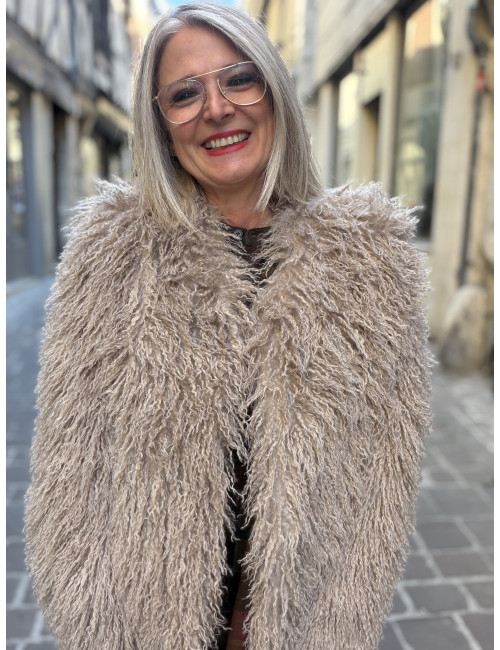 Veste NADY en poil synthétique