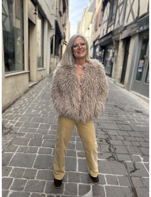 Veste NADY en poil synthétique