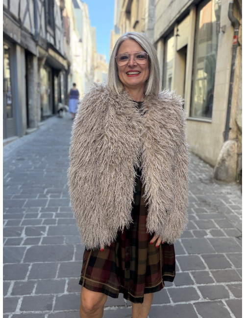 Veste NADY en poil synthétique