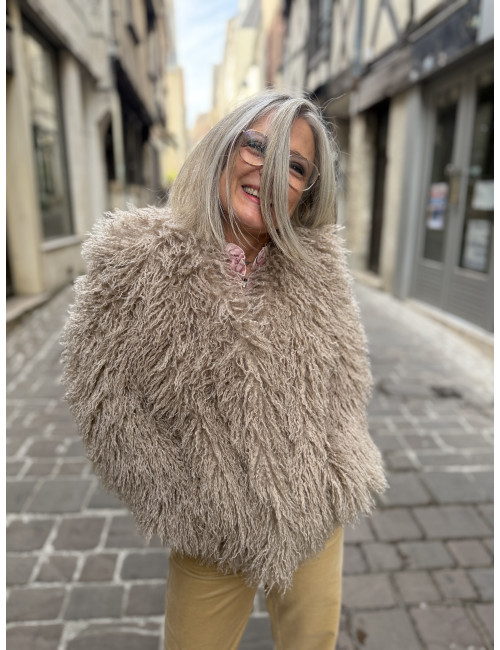 Veste NADY en poil synthétique