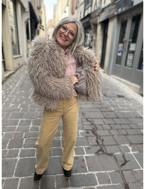 Veste NADY en poil synthétique