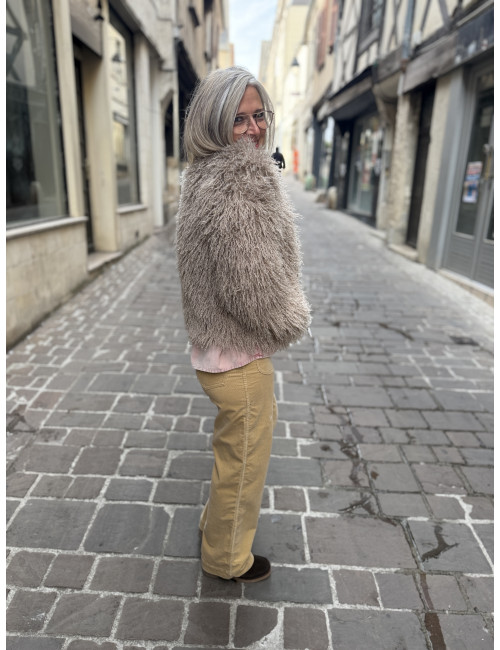 Veste NADY en poil synthétique