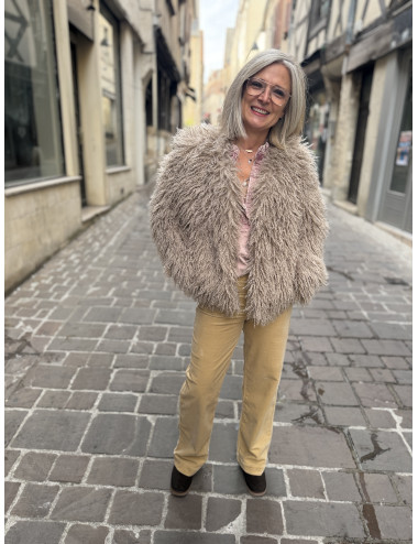 Veste NADY en poil synthétique