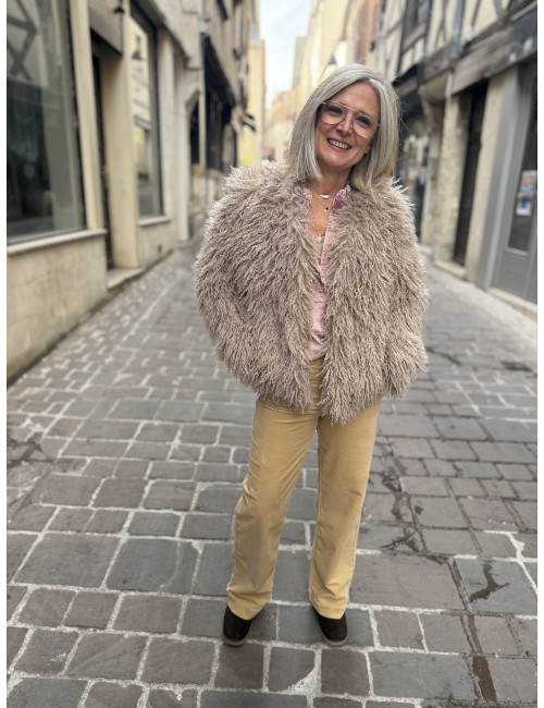 Veste NADY en poil synthétique