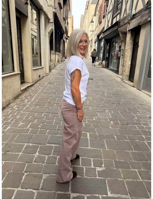 Pantalon velours SWANN wisteria Labdip