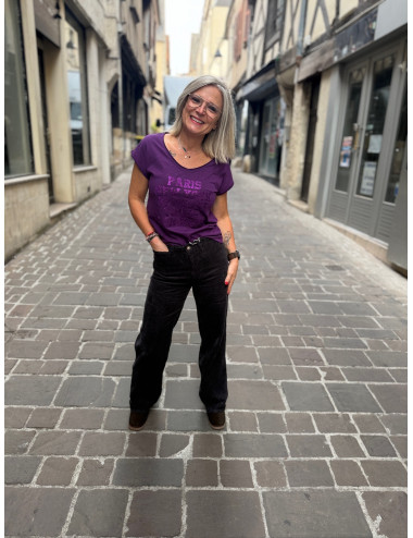 Pantalon velours SWANN truffle Labdip