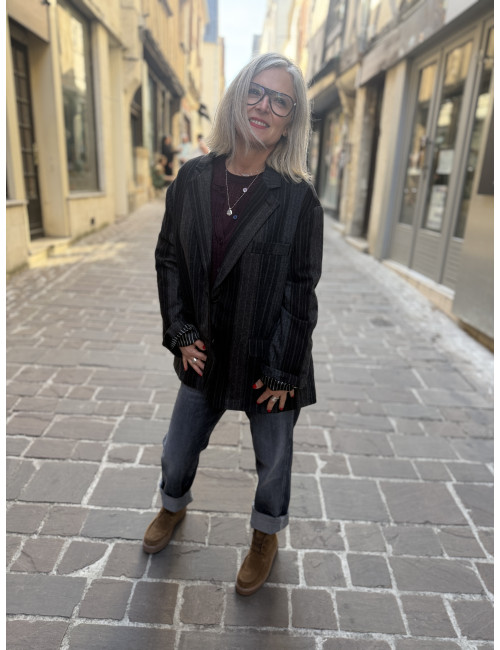 Veste KARABA storm stripe Hod