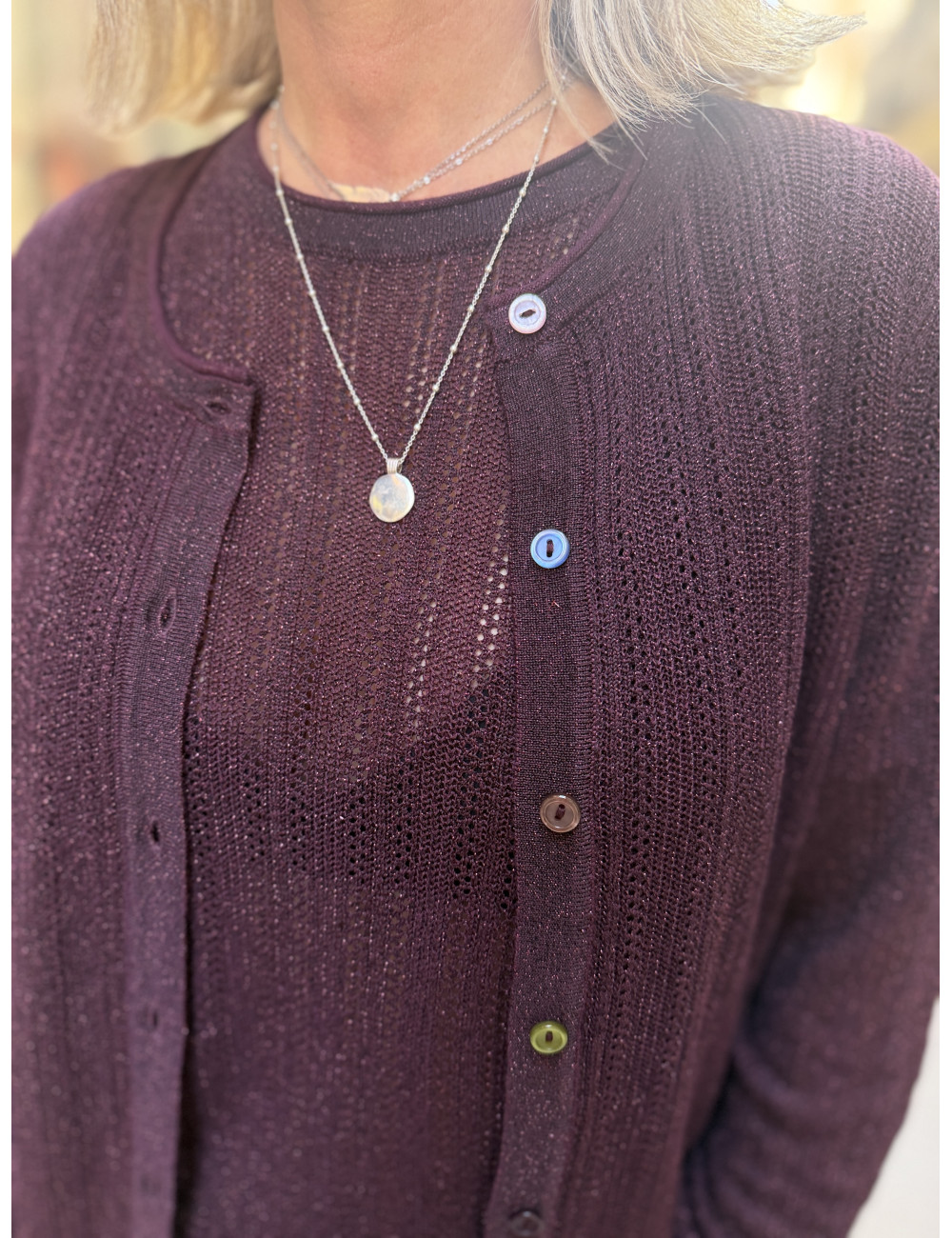 Cardigan NUMISLA fig Nümph