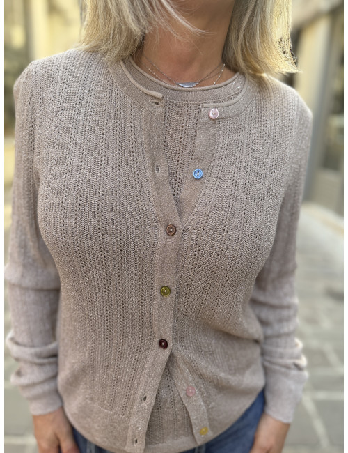 Cardigan NUMISLA gray morn Nümph