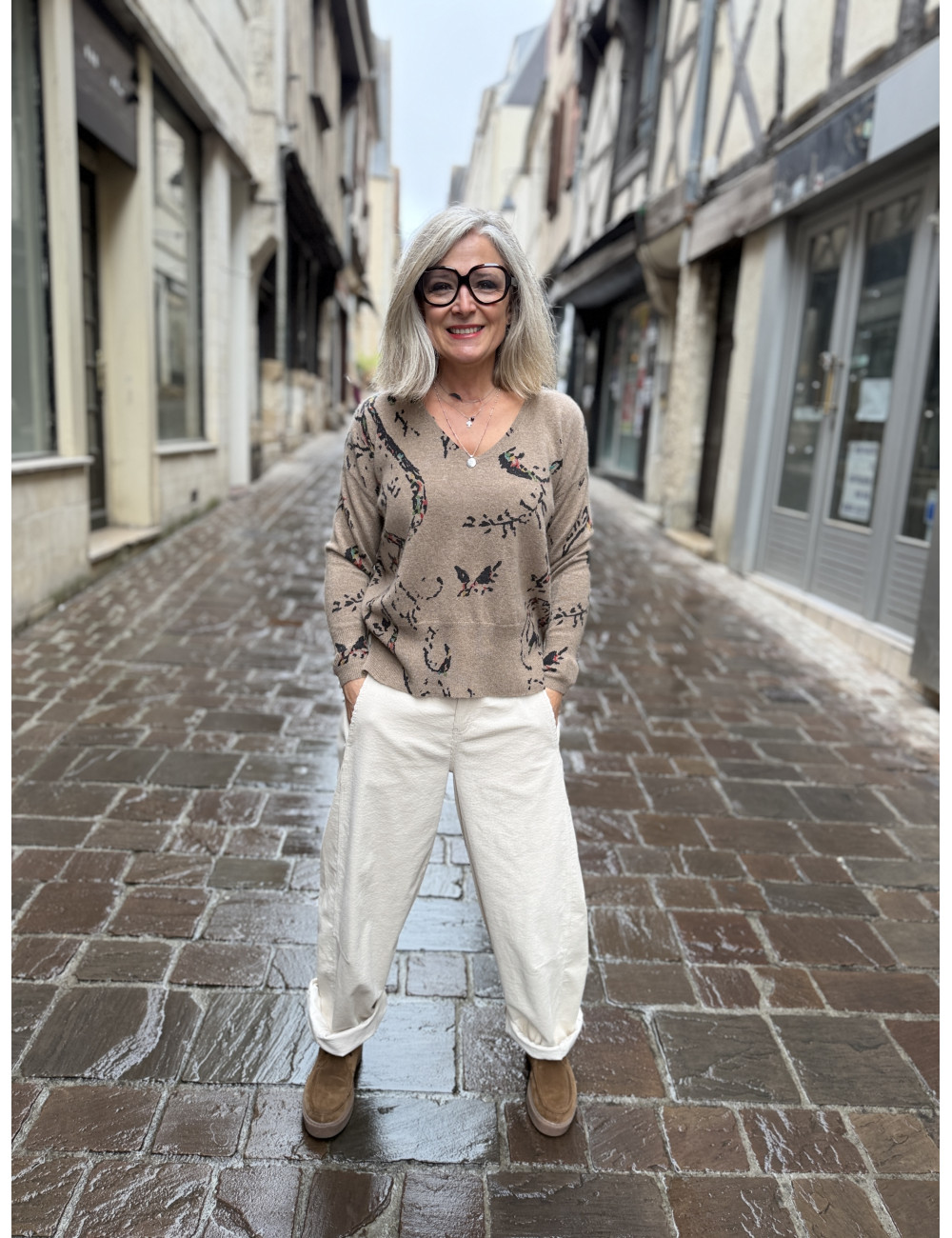 Pantalon BALLLIE white