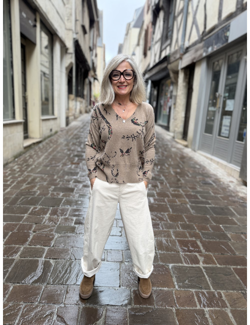 Pantalon BALLLIE white