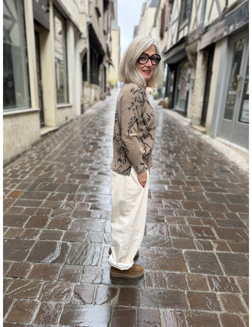 Pantalon BALLLIE white
