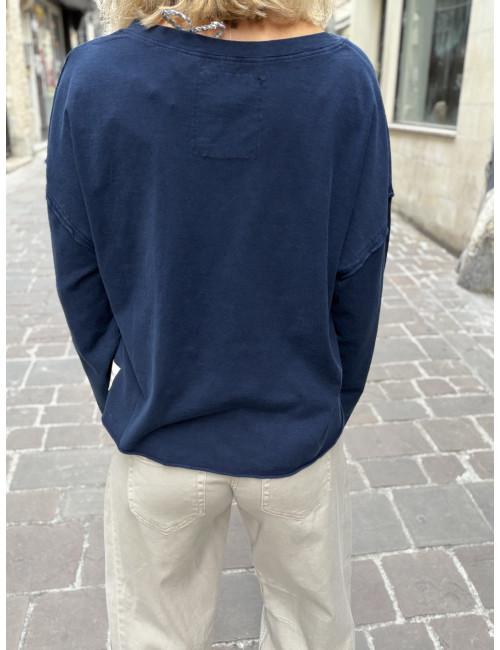 Tee Shirt VOLTAIRE indigo One Tee