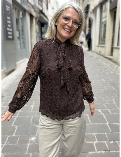 BLOUSE SOLVEJ java Cream