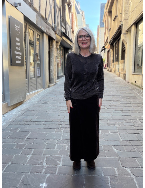 Jupe longue FILIPPA chocolat Msch Copenhagen