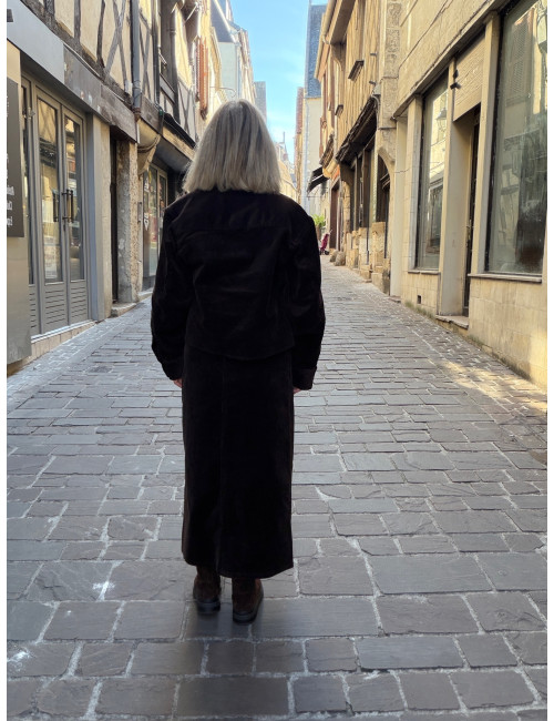 Jupe longue FILIPPA chocolat Msch Copenhagen