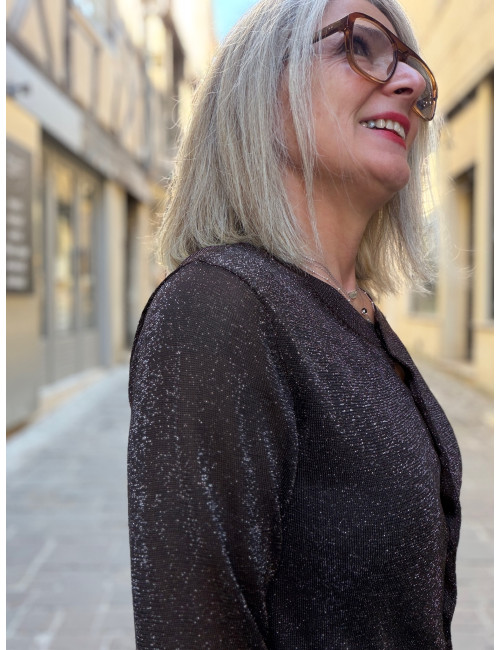 Cardigan SHIRLEY chocolat Msch Copenhagen