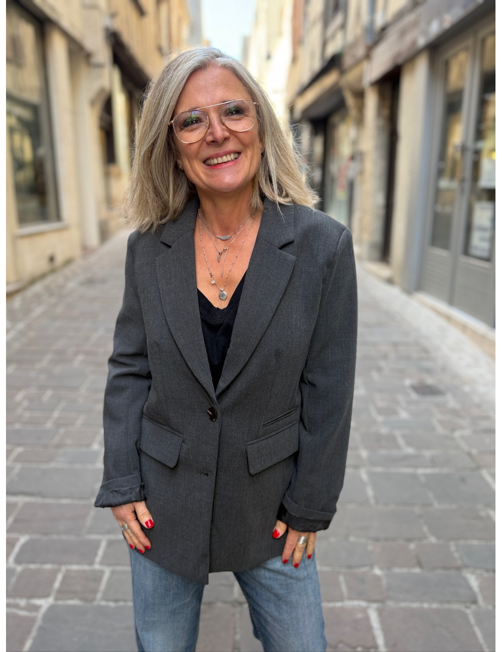 Veste INGE gris Msch Copenhagen
