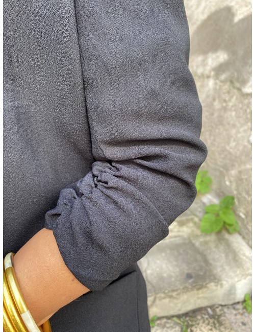 Veste blazer noir COCAMIA Cream